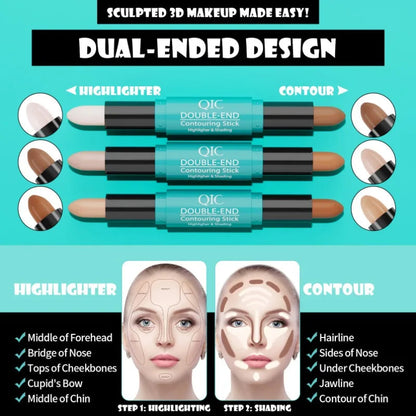 2-in-1 Contouring Stick - Highlight & Nose Shadow Pencil